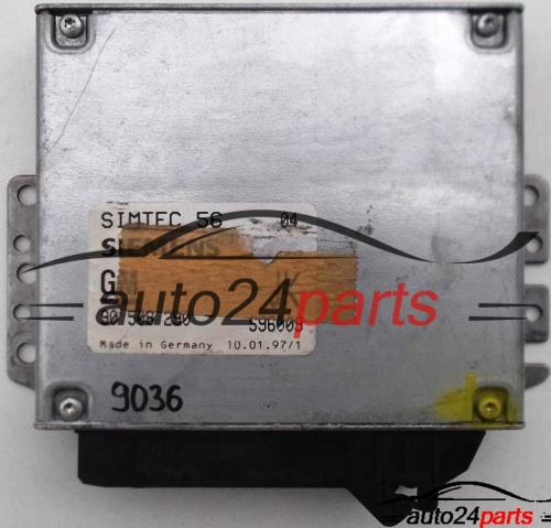 ECU ENGINE CONTROLLER OPEL VECTRA 2.0 16V, SIEMENS 5WK9046, 90 508 290 JK, 90508290 JK 