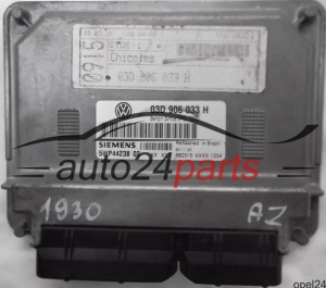 MOTORSTEUERGERÄT ECU STEUERGERÄT VW VOLKSWAGEN FOX 1.2 BMD 03D906033H, 03D 906 033 H, SIEMENS 5WP44238 02 , BENZIN SIMOS 3PG 7000 