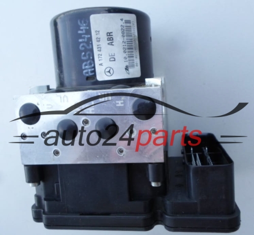ABS PUMPE BLOCK HYDRAULIKPUMPE STEUERGERÄT MERCEDES W204 A 172 431 42 12, A1724314212, 10.0212-0822.4, 10021208224, A1729014000