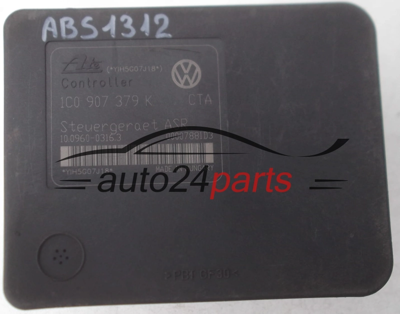 BOMBA HIDRAULICA Y CENTRALITA ABS AUDI VOLKSWAGEN SEAT SKODA 1J0 614 417 D, ATE 10.0206-0038.4, 10020600384, 1C0 907 379 K, 1C0907379K, ATE 10.0960-0316.3, 10096003163