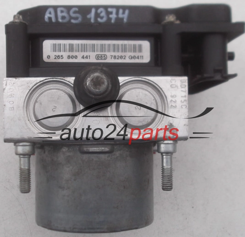 ABS POMPA I STEROWNIK CITROEN C1  PEUGEOT 107 BOSCH 0 265 231 579, 0265231579, 44510-0H010, 445100H010, 0 265 800 441, 0265800441