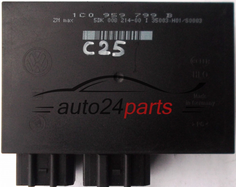 COMFORT CONTROL MODULE 1C0959799B, 1C0 959 799 B, HELLA 5DK008214-00