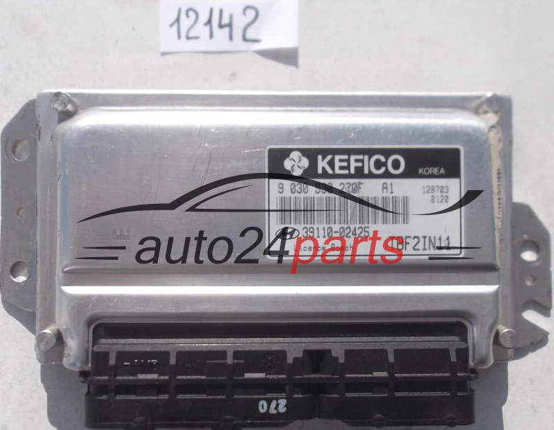ECU ENGINE CONTROLLER HYUNDAI GETZ 1.1, 9 030 930 270F, 9030930270F, TBF2IN11 A1, 39110-02425, 3911002425