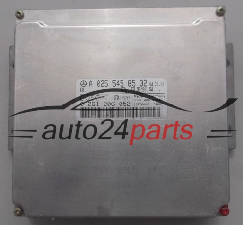 CALCULATEUR MOTEUR MERCEDES W202 BOSCH 0 261 206 052,  A 025 545 85 32