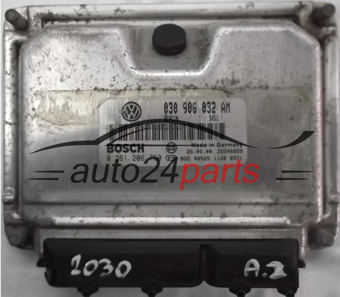 ECU ENGINE CONTROLLER VW VOLKSWAGEN POLO 1.0 030906032AM, 030 906 032 AM, BOSCH 0261206750