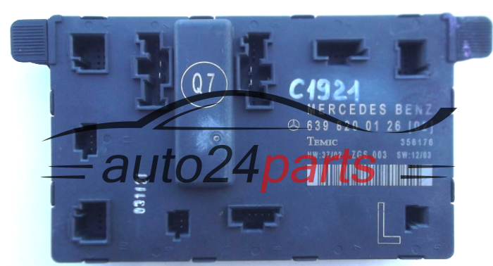 STEROWNIK MODUL DRZWI MERCEDES W639 VITO TEMIC 356176, 639 820 01 26 (02), 6398200126