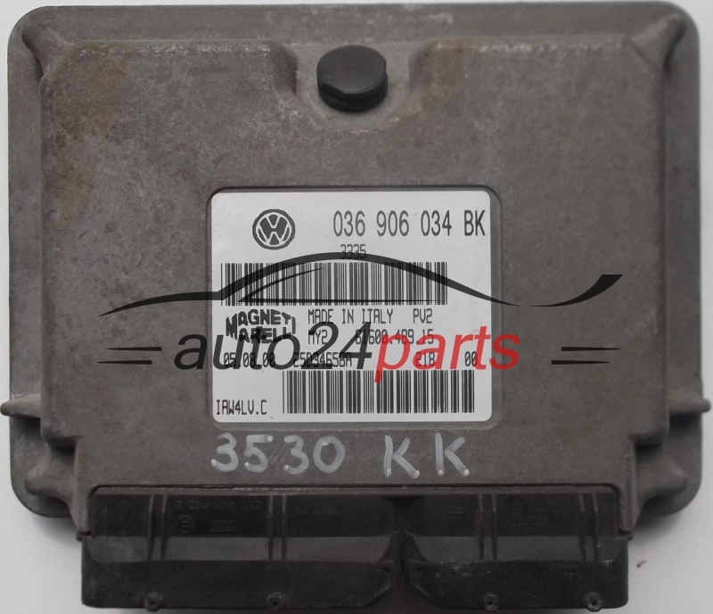 ECU ENGINE CONTROLLER SKODA FABIA 1.4 AUB 036906034BK, 036 906 034 BK, 61600.489.19, 6160048919, IAW4LV.C, IAW4LVC