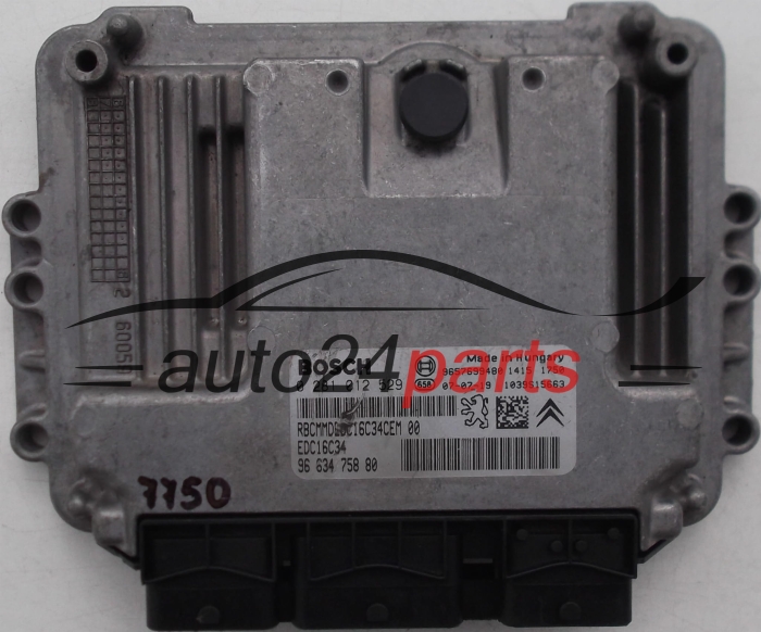 calculateur moteur pour citroen c3 et peugeot 207 1.4 hdi 