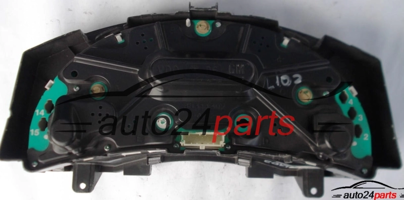 Tacho Kombiinstrument OPEL MERIVA 1.6 Z16XEP VDO 110080162039 13214771LP, 13214771 LP