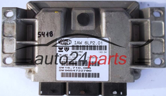 Μονάδα Ελέγχου Κινητήρα PEUGEOT 307 1.4 MAGNETI MARELLI IAW 6LP2.01