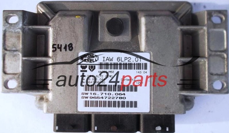 Μονάδα Ελέγχου Κινητήρα PEUGEOT 307 1.4 MAGNETI MARELLI IAW 6LP2.01