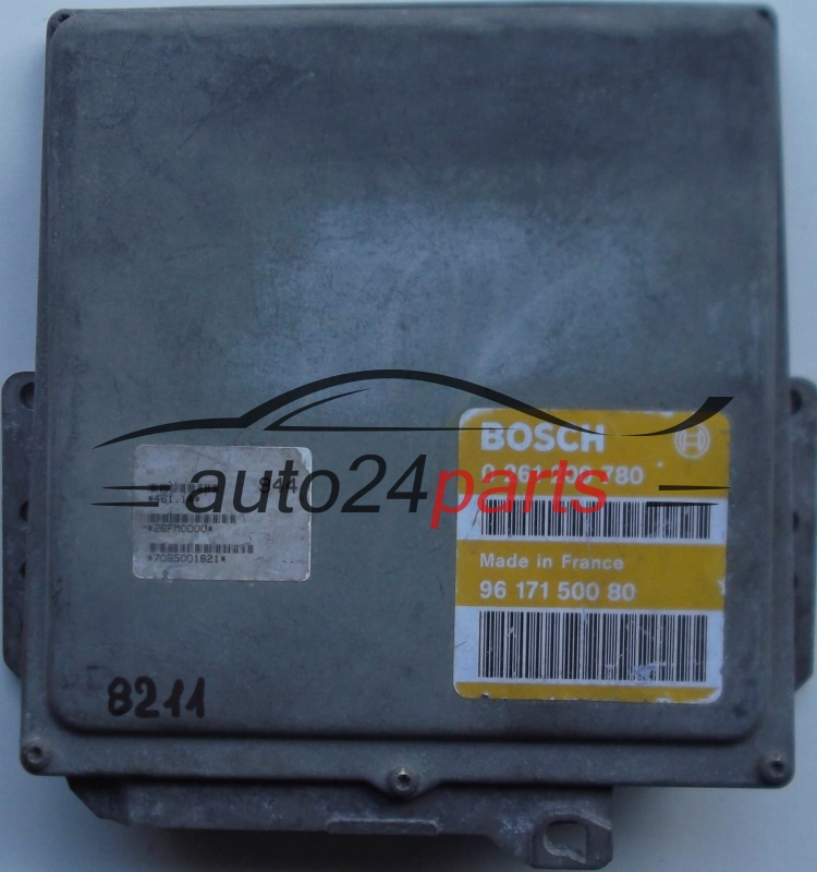 KOMPUTER STEROWNIK SILNIKA CITROEN PEUGEOT 1.0 BOSCH 0 261 200 780, 96 171 500 80
