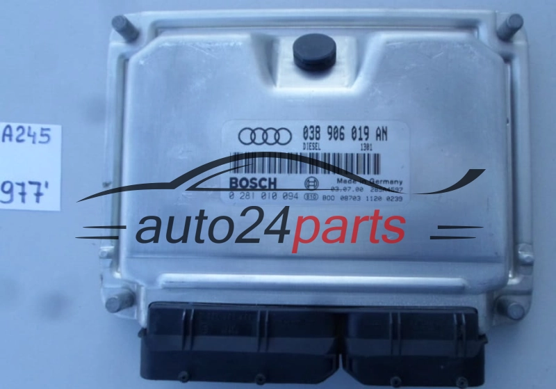AUDI A4 1.9 TDI BOSCH 0 281 010 094, 0281010094, 0 38 906 019 AN, 038906019AN