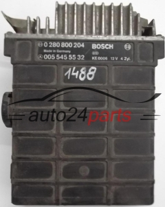 KOMPUTER STEROWNIK SILNIKA MERCEDES BOSCH 0 280 800 204, 0280800204, 005 545 55 32, 0055455532 - 1488, 1489, 1843, 1643,  1645, 14718, 14719, 15328, 15330, 15773, 15777, 16301