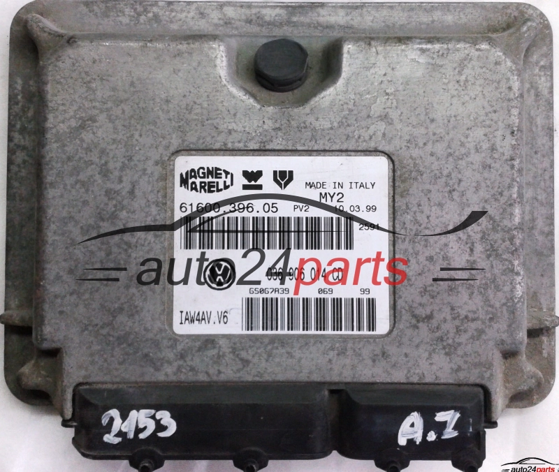 ECU CENTRALITA DE MOTOR VW VOLKSWAGEN POLO 1.4 036906014CD, 61600.396.05, IAW4AVV6, IAW4AV.V6