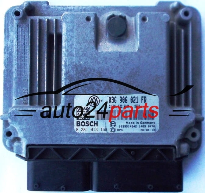 ΜΟΝΑΔΑ ΕΛΕΓΧΟΥ ΚΙΝΗΤΗΡΑ VW VOLKSWAGEN BOSCH 0281013158, 03G906021FR,