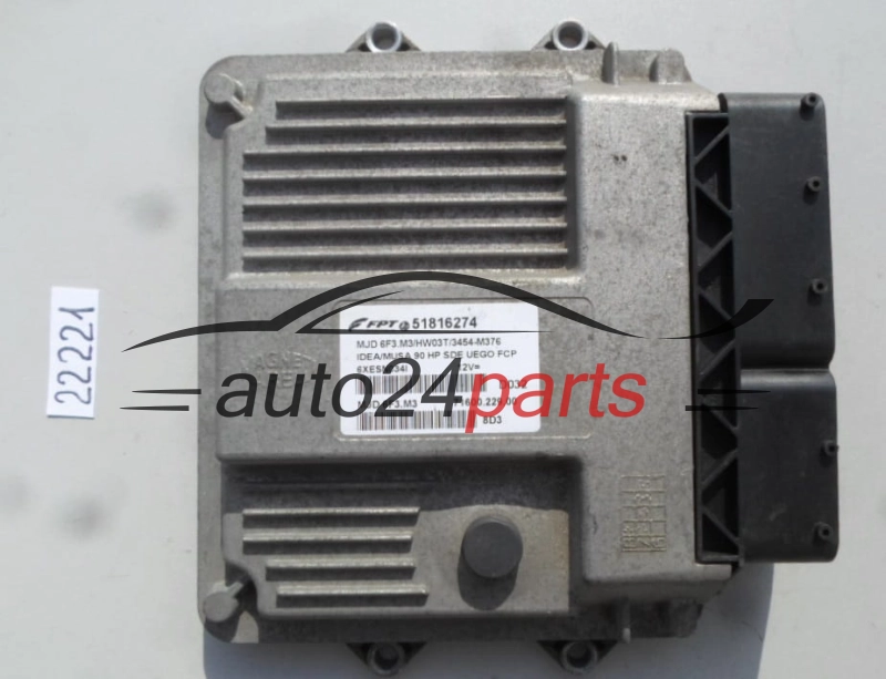 Μονάδα Ελέγχου Κινητήρα FIAT IDEA 1.3 JTD MJD.6F3.M3, MJD6F3M3, 51816274