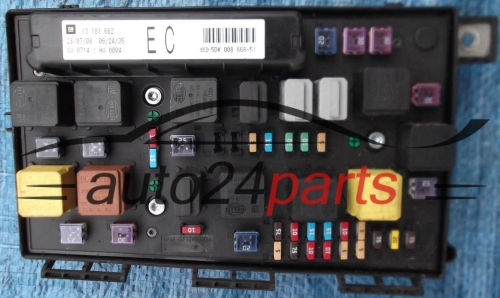 FUSE RELAY BOX ELECTRICAL COMFORT CONTROL MODULE BODY OPEL CHEVROLET HOLDEN VAUXHALL ASTRA ZAFIRA B 13181662 EC 93182941 6238006 HELLA 5DK008668-51, 5DK 008 668-51