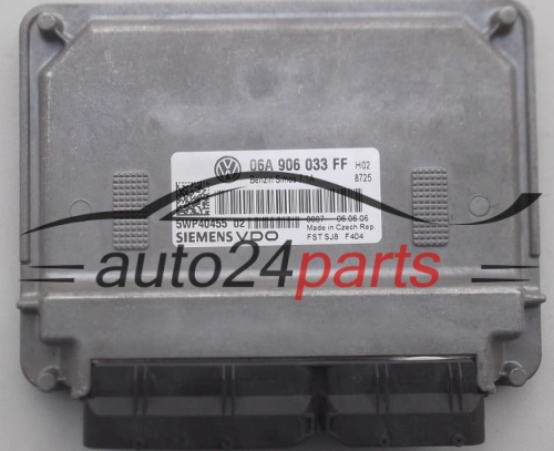 SEAT LEON 1.6 06A 906 033 FF, 06A906033FF, SIEMENS 5WP40455 02, 5WP4045502, SIMOS 7.1A