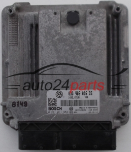 KOMPUTER STEROWNIK SILNIKA SKODA OCTAVIA 2.0 TDI 03G906016DS, 03G 906 016 DS, BOSCH 0281011953, 0 281 011 953, DIESEL EDC16U1 7000 1039S08150 - 8749