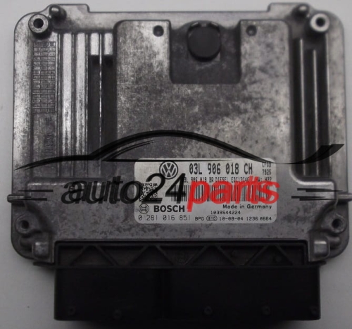 CENTRALINA DO MOTORE SKODA SUPERB BOSCH 0281016851, 03L906018CH