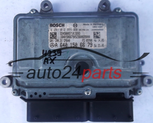 KOMPUTER STEROWNIK SILNIKA MERCEDES W169 A200 2.0 CDI A6401506679