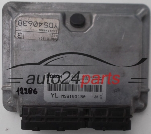  KOMPUTER STEROWNIK SILNIKA ROVER 25 45 MG ZR 2.0 BOSCH 0281001956