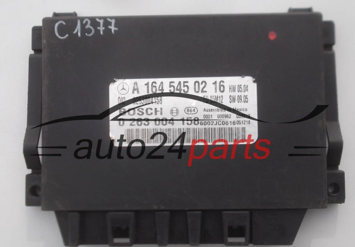 KOMFORTSTEUERGERÄT  PARKTRONIK PDC MERCEDES ML BOSCH 0 263 004 158, 0263004158, A 164 545 02 16, A1645450216