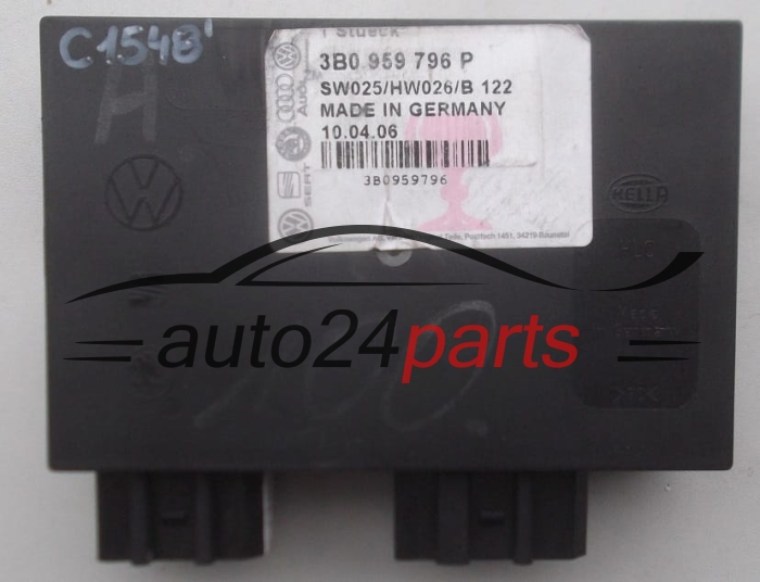 CENTRALKA MODUL STEROWNIK KOMFORTU VOLKSWAGEN SEAT SKODA HELLA 5DK 007 697-01,  3B0 959 796 P