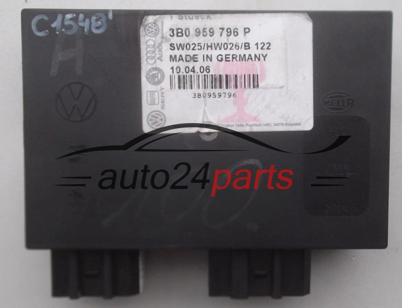 CENTRALKA MODUL STEROWNIK KOMFORTU VOLKSWAGEN SEAT SKODA HELLA 5DK 007 697-01,  3B0 959 796 P