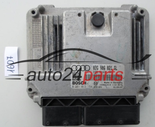 VOLKSWAGEN AUDI 2.0 TDI BOSCH 0 281 013 154, 0281013154, 03G 906 021 GL, 03G906021GL