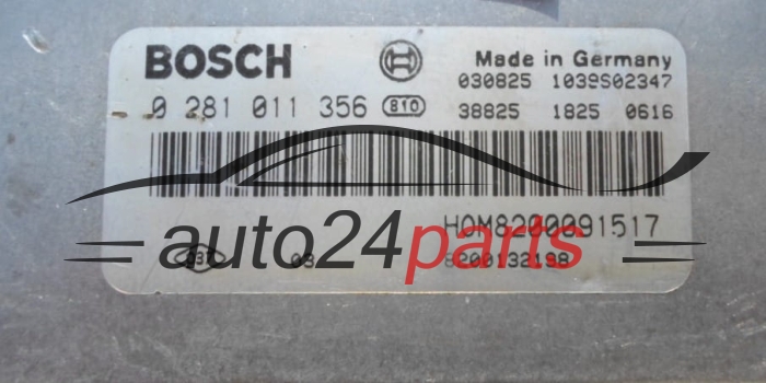 CENTRALINA DO MOTORE RENAULT MASTER 2.5 DCI BOSCH 0281011356, HOM 8200091517