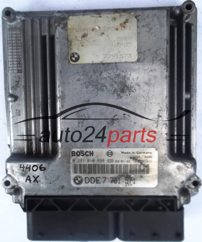 calculateur moteur pour bmw e65 730 3.0d