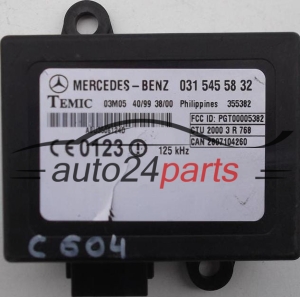 ECU CENTRALITA DE MOTOR IMMO IMMOBILIZER MERCEDES SPRINTER VITO, 031 545 58 32, 0315455832, PGT00005382, 2807104260 