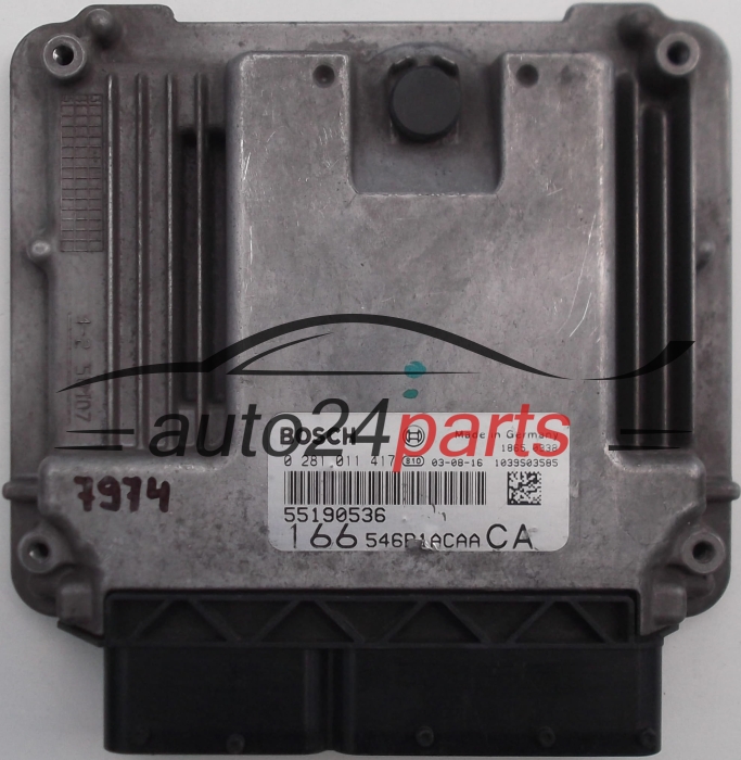 Calculateur Moteur Alfa Romeo 166 2.4 20V 0281011417 55190536