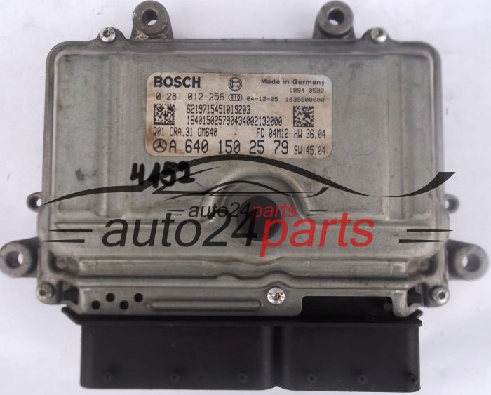 MERCEDES W169 A200 2.0 CDI A6401502579, 6401502579, A 640 150 25 79 BOSCH 0281012256, 0 281 012 256