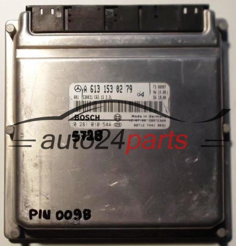 MOTORSTEUERGERÄT ECU STEUERGERAT MERCEDES W210 E320 3.2 CDI A6131530279, BOSCH 0281010544, 0 281 010 544, A6131530279, 6131530279, A 613 153 02 79