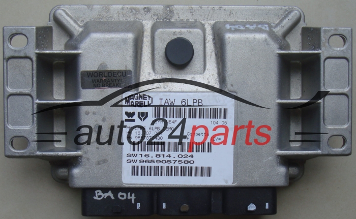 CENTRALINA MOTORE PEUGEOT Magneti Marelli IAW 6LPB,  HW 16.707.054