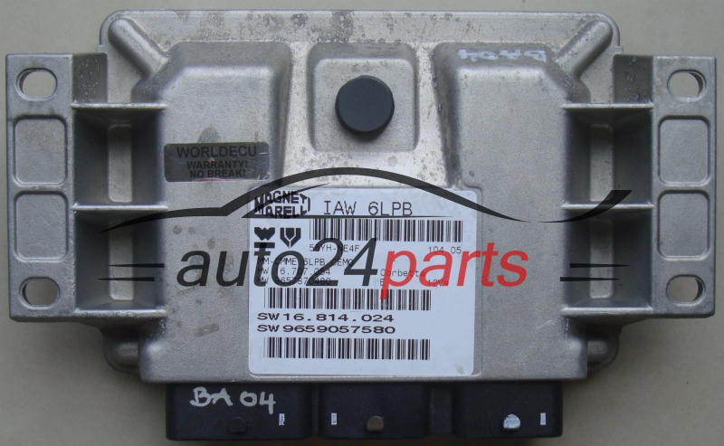 CENTRALINA MOTORE PEUGEOT Magneti Marelli IAW 6LPB,  HW 16.707.054