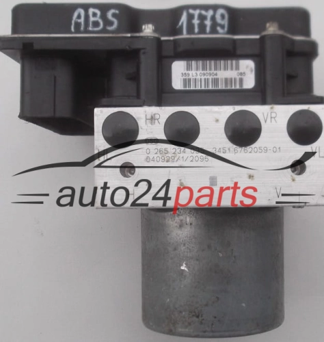 BOMBA DE ABS BMW X3 BOSCH 0 265 234 035,  3451 6762059-01, 0 265 950 318