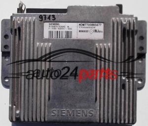 CENTRALINA DO MOTORE RENAULT LAGUNA 1.8/2.0, SIEMENS S103717205B, S103717205 B, HOM7700863477, 7700863477