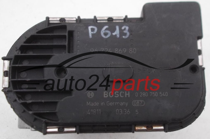 CUERPO DE MARIPOSA CITROEN PEUGEOT BOSCH 0 280 750 540, 0280750540, 96 724 869 80, 9672486980