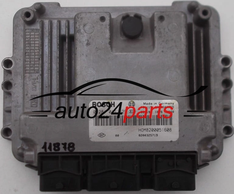 CALCULATEUR MOTEUR RENAULT TRAFIC OPEL VIVARO NISSAN PRIMASTAR 1.9 DCI BOSCH 0 281 011 529, 0281011529, HOM 8200051608, 8200325719, 1039S03755