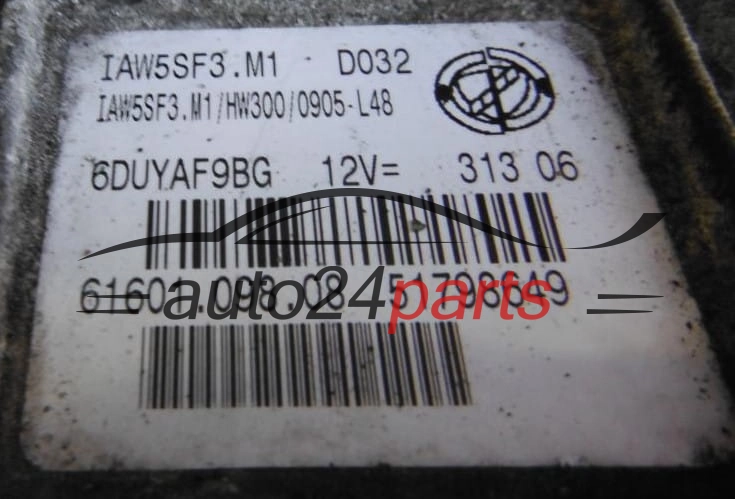 ECU CENTRALITA DE MOTOR  FIAT GRANDE PUNTO 1.2 Magneti Marelli IAW5SF3M1, 51798649