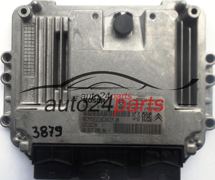 CENTRALINA DO MOTORE PEUGEOT 207 1.4 HDI BOSCH 0 281 012 526, 0281012526, 96 617 286 80, 9661728680, 9657699480 EDC16C34, 1039S08900