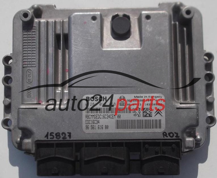 Μονάδα Ελέγχου Κινητήρα CITROEN XSARA PICASSO 1.6 HDI BOSCH 0 281 012 468, 0281012468, 96 561 616 80, 9656161680 