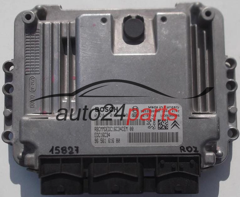 Μονάδα Ελέγχου Κινητήρα CITROEN XSARA PICASSO 1.6 HDI BOSCH 0 281 012 468, 0281012468, 96 561 616 80, 9656161680 