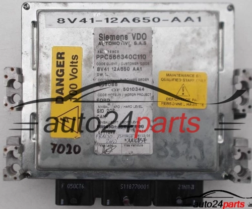 ECU CENTRALITA DE MOTOR FORD 2.0 TDCI 8V41-12A650-AA1, 8V4112A650AA1, 5010344, PPC566340C110 