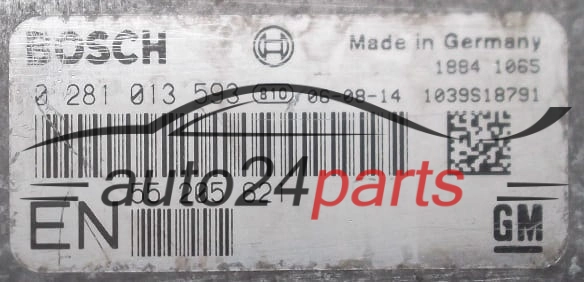 CENTRALINA MOTORE OPEL ASTRA ZAFIRA 1.9 CDTI BOSCH 0 281 013 593