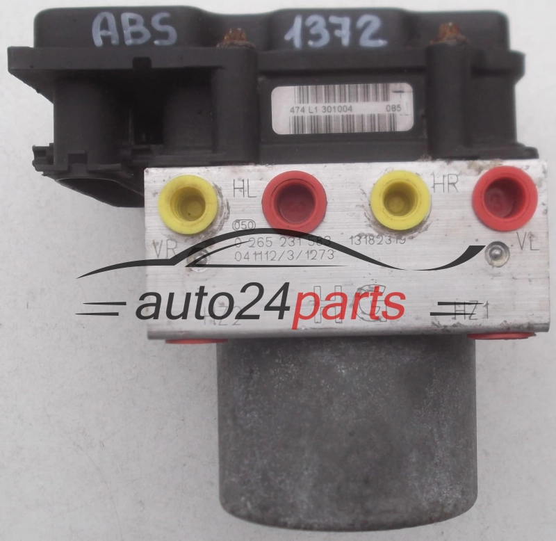 Aντλία ABS OPEL CORSA C COMBO MERIVA BOSCH 0 265 231 583, 0265231583, 13182319HG, 0 265 800 443, 0265800443